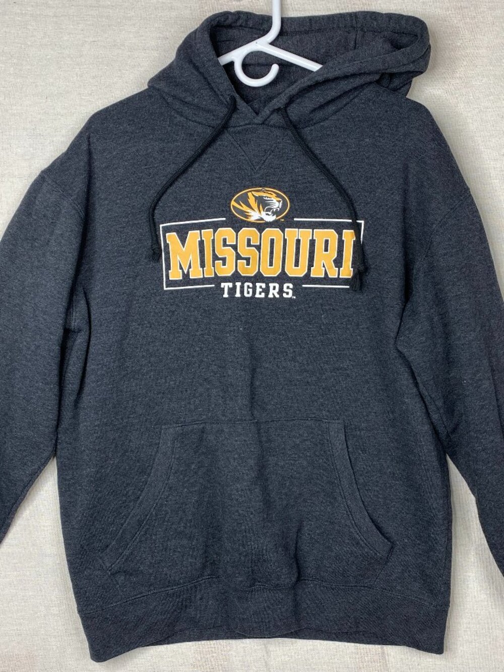 Mizzou Tigers Hoodie Pullover Rivalry Threads 91 Charcoal 42 44 L Large Missour